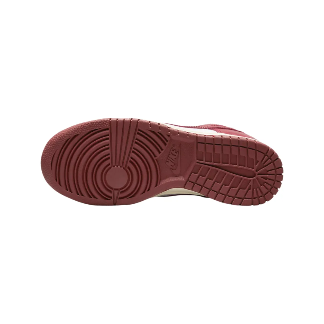 Nike Women's Dunk Low Vintage Red Iconic Sneakers