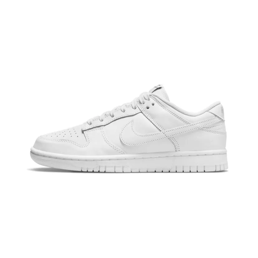 Nike Women's Dunk Low White White Iconic Sneakers