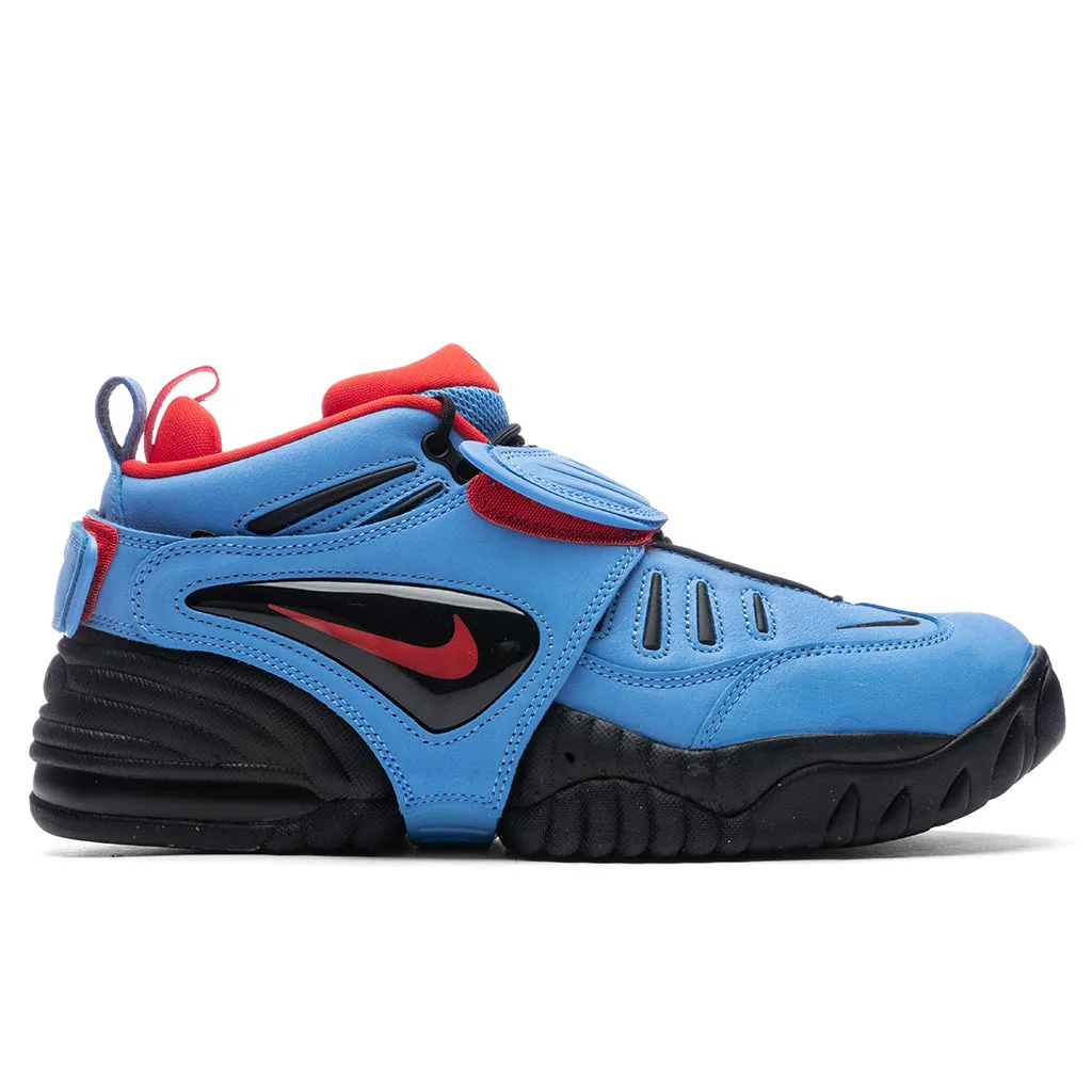 Nike x Ambush Air Adjust Force - University Blue/Black/Habanero Red Nike fashion sneakers with bold branding