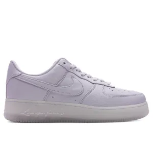 Nike x NOCTA Certified Lover Boy Air Force 1 Low - Palest Purple/Cobalt Tint Nike fashion sneakers with bold branding