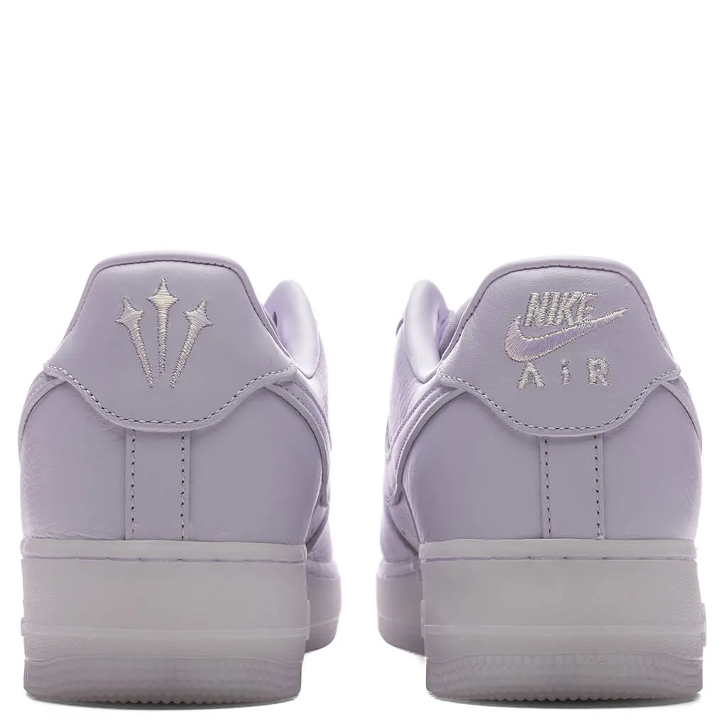 Nike x NOCTA Certified Lover Boy Air Force 1 Low - Palest Purple/Cobalt Tint Nike Bold Logo Sneakers