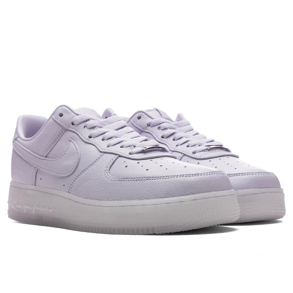 Nike x NOCTA Certified Lover Boy Air Force 1 Low - Palest Purple/Cobalt Tint Nike Bold Logo Sneakers