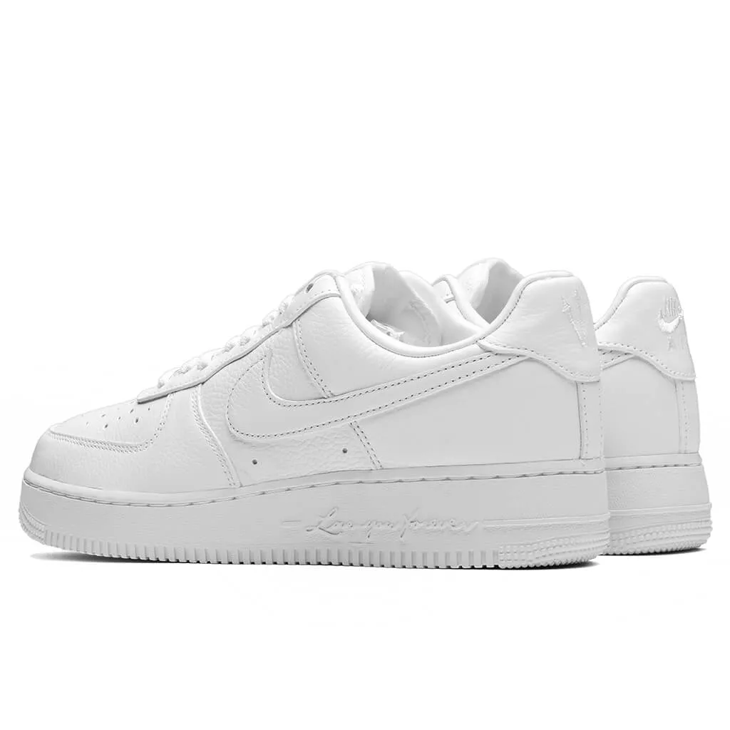 Nike x NOCTA Certified Lover Boy Air Force 1 Low - White/White Nike Lightweight Everyday Shoes