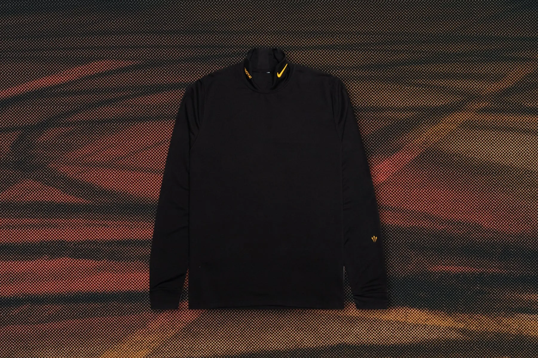 Nike x Nocta NRG AU Mock Neck ESS - Black/Tour Yellow Nike Foam Comfort Trainers
