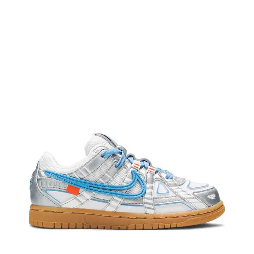 NIKE X OFF WHITE RUBBER DUNK UNIVERSITY BLUE PRESCHOOL - Primary school casual shoes
