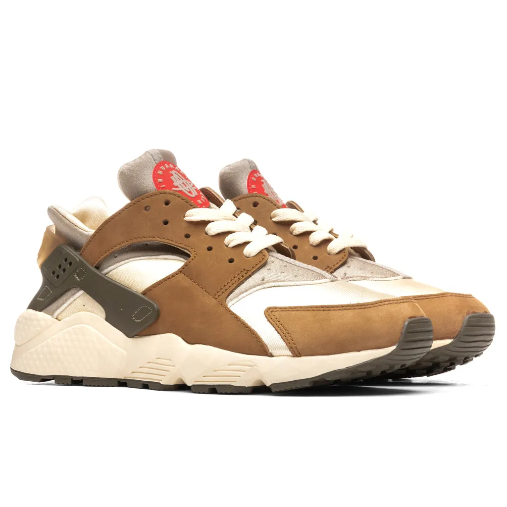 Nike x Stussy Air Huarache LE - Desert Oak/Reed Nike Cushioned Mesh Sneakers
