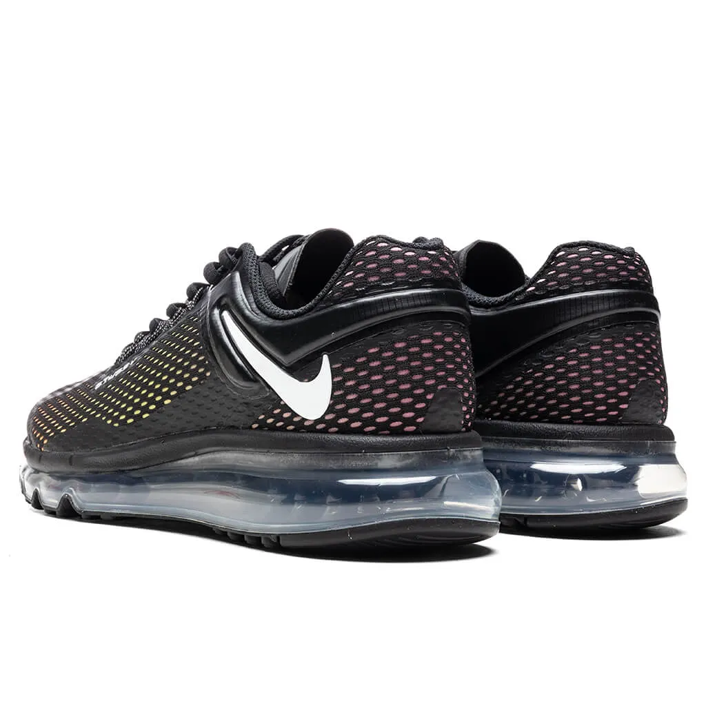 Nike x Stussy Air Max 2013 - Black/White/Black Nike trainers with responsive foam