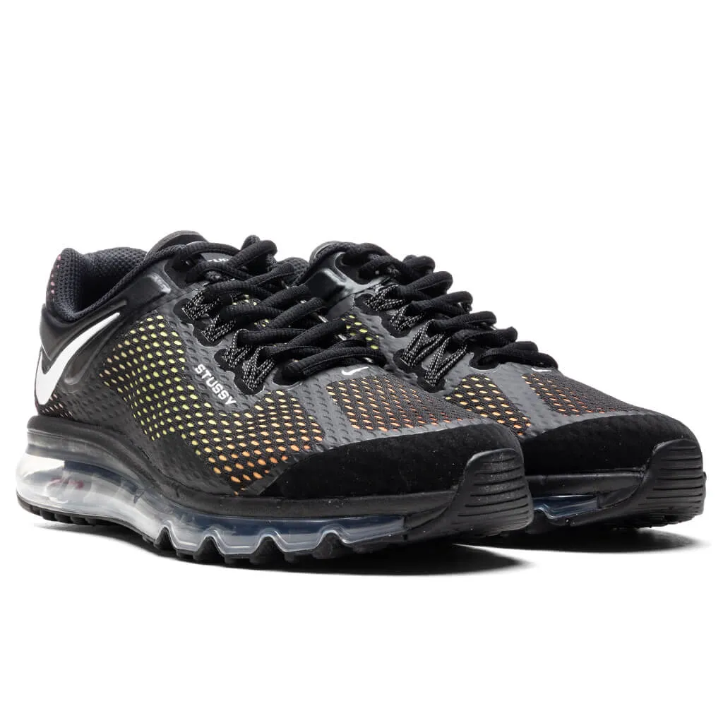 Nike x Stussy Air Max 2013 - Black/White/Black Nike trainers with responsive foam