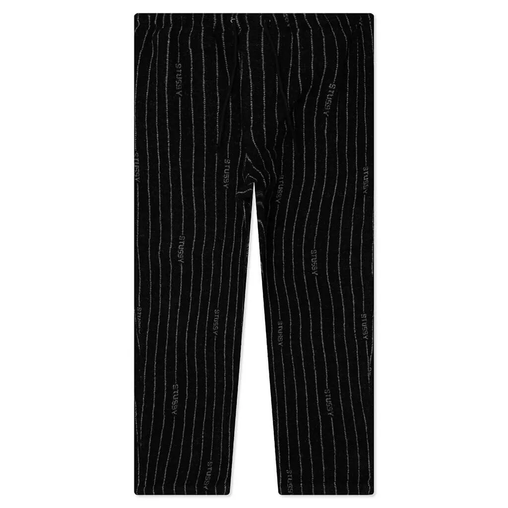 Nike x Stussy NRG Stripe Wool Pant - Black/Dark Antique Black/White Nike everyday shoes with mesh upper