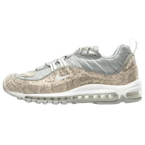 Nike x Supreme Air Max 98 'Cream-Reflect Silver' Nike Air Max sneakers with air cushioning design