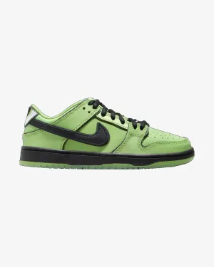 NIKE X THE POWERPUFF GIRLS NIKE SB DUNK BUTTERCUP GREEN PRESCHOOL Primary school casual shoes