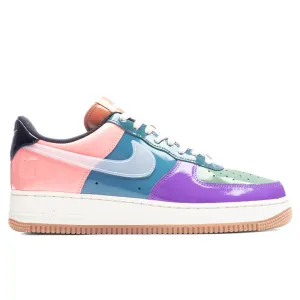 Nike x Undefeated Air Force 1 Low SP - Wild Berry/Celestine Blue/Multi Nike signature design with comfort fit
