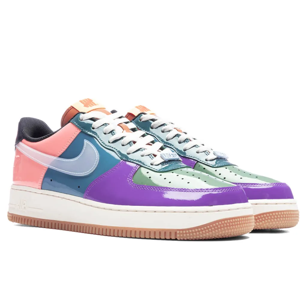 Nike x Undefeated Air Force 1 Low SP - Wild Berry/Celestine Blue/Multi Nike trainers with responsive foam