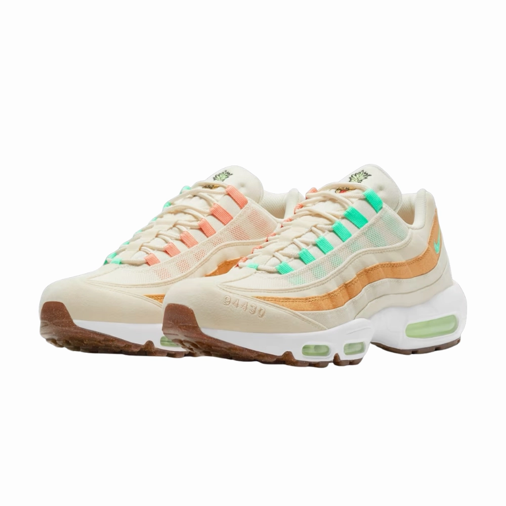 Nike Air Max 95 Happy Pineapple Coconut Milk Metallic Gold White Green Glow Pro Swing Golf Shoes