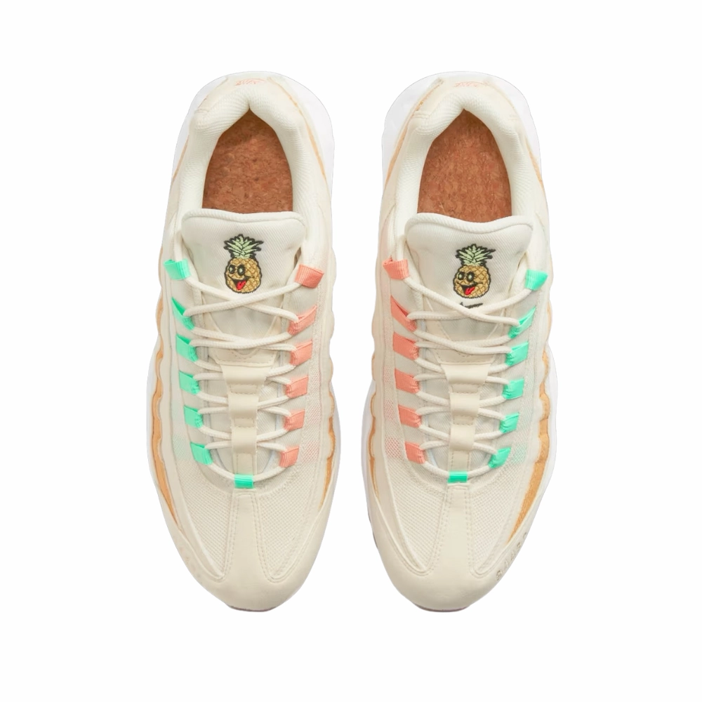 Nike Air Max 95 Happy Pineapple Coconut Milk Metallic Gold White Green Glow Pro Swing Golf Shoes