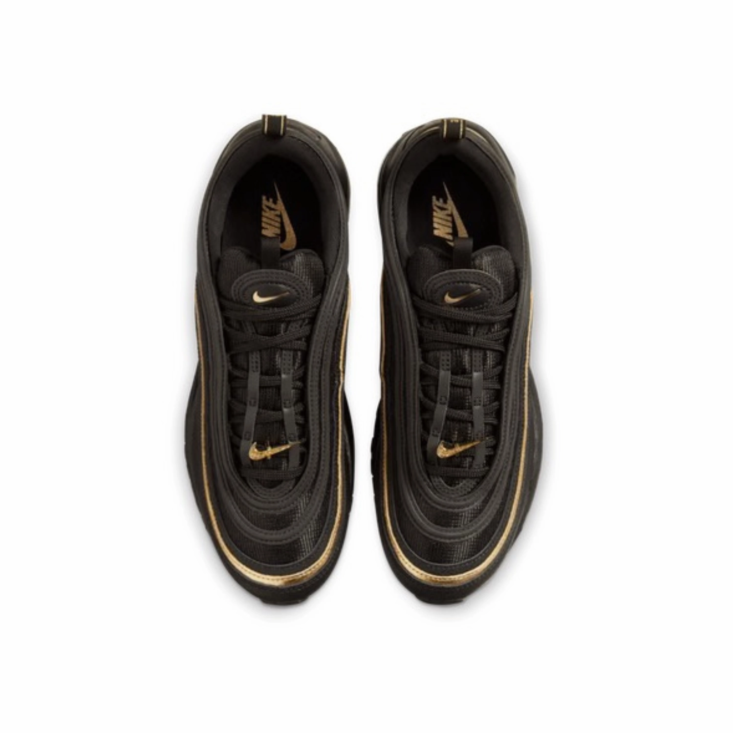 Nike Air Max 97 CM Black Metallic Gold Pro Swing Golf Shoes