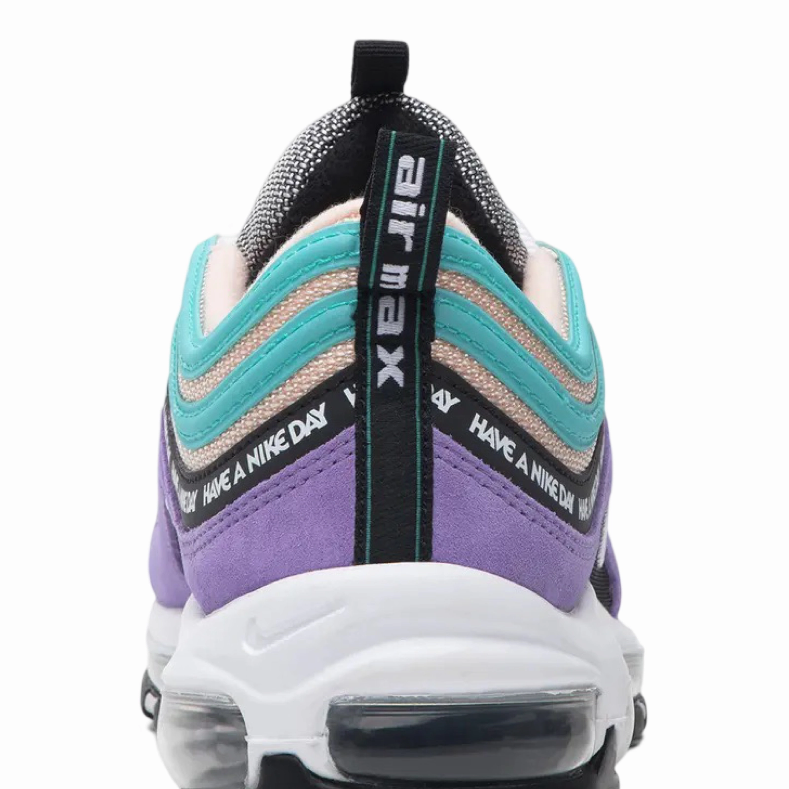 Nike Air Max 97 Have A Nike Day Black Clear Emerald White Pro Swing Golf Shoes