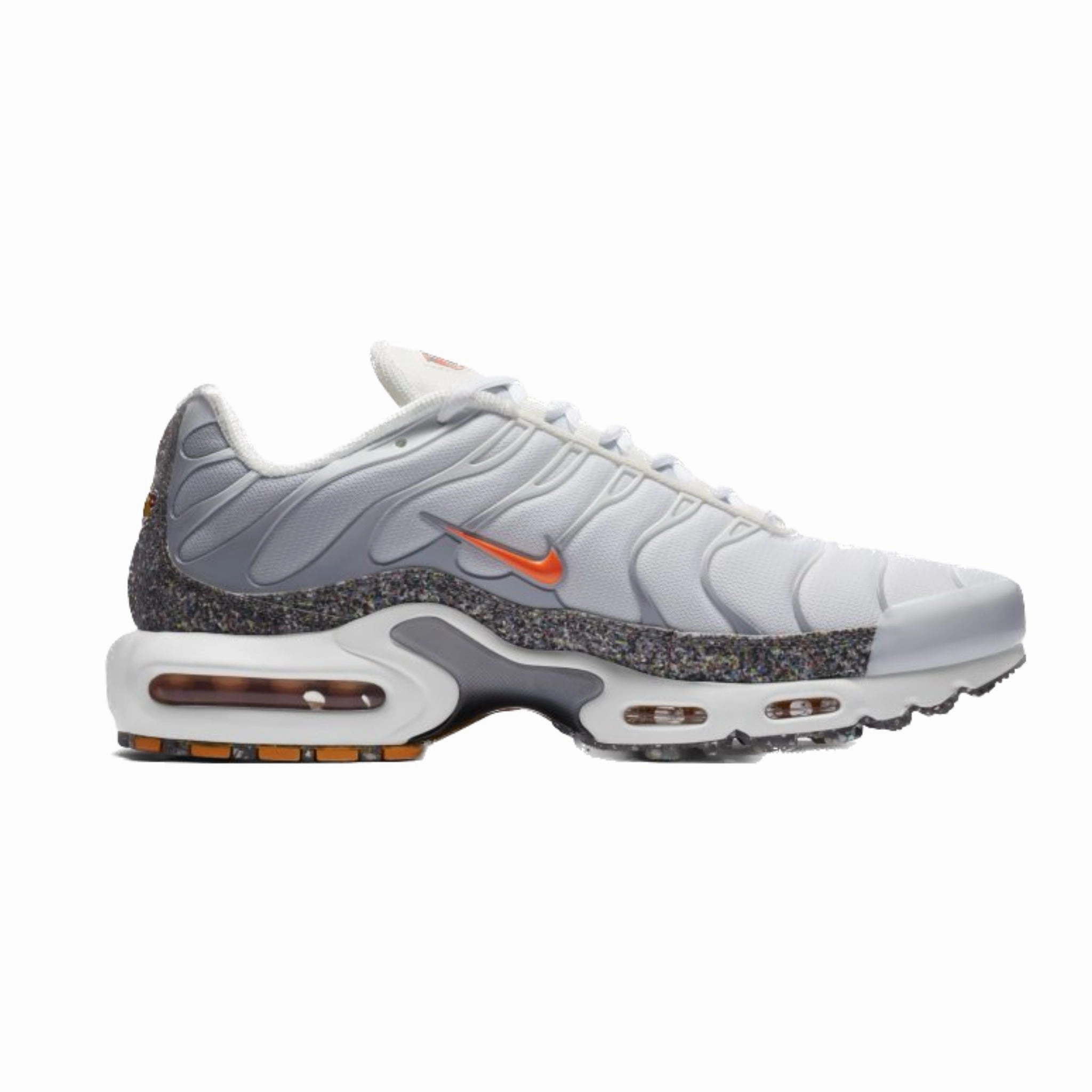 Nike Air Max Plus White Total Orange Pro Swing Golf Shoes
