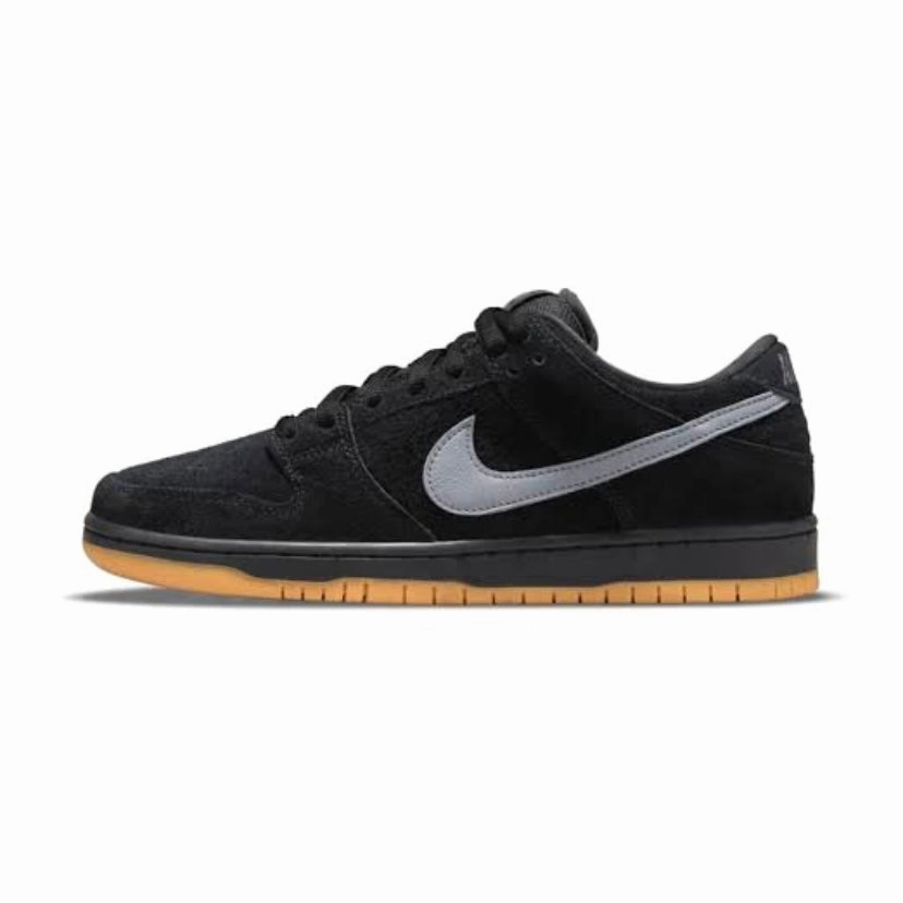 Nike Dunk Low Pro SB Black Grey Gum Nike Dunk sneakers with classic silhouette