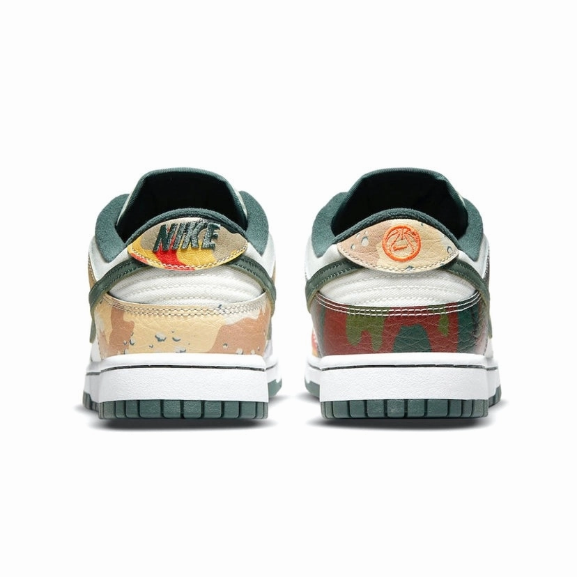 Nike Dunk Low Sail Multi-Camo Iconic Sneakers