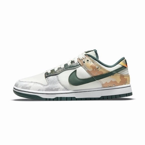 Nike Dunk Low Sail Multi-Camo Nike Dunk sneakers with classic silhouette