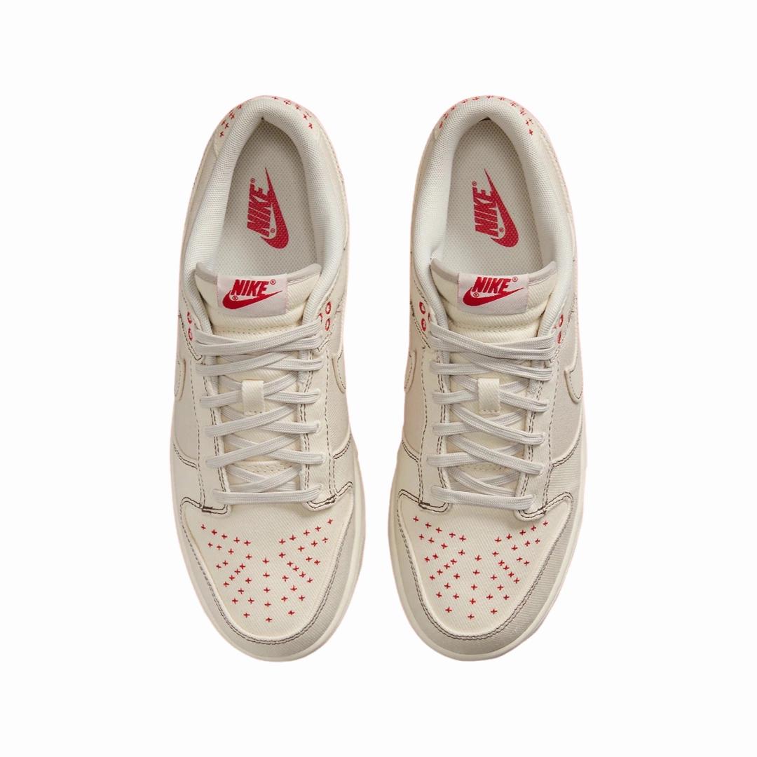 Nike Dunk Low Sashiko Light Orewood Brown Iconic Sneakers