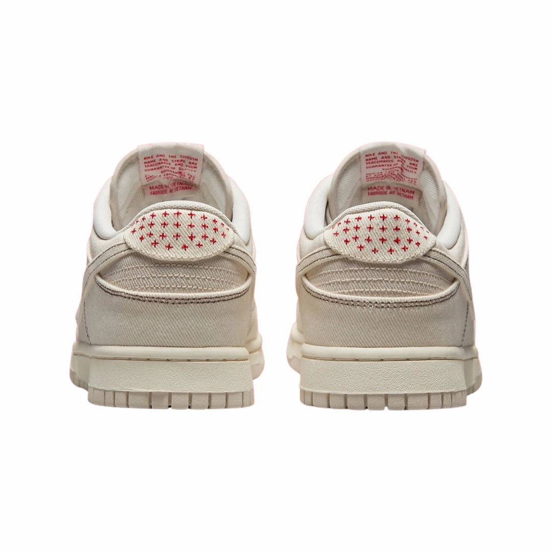 Nike Dunk Low Sashiko Light Orewood Brown Iconic Sneakers
