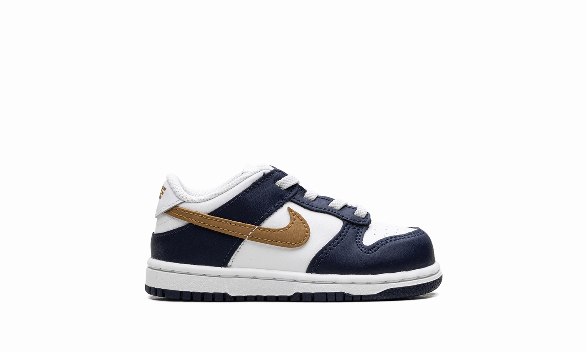 Nike Dunk Low TD "Midnight Navy Wheat" nike toddler soft shoes