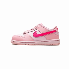 Nike Dunk Low (TD) Triple Pink Pink Pink Nike Dunk sneakers with classic silhouette