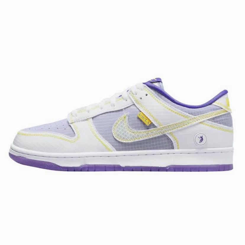 Nike Dunk Low x Union LA Passport Pack Court Purple Nike Dunk sneakers with classic silhouette