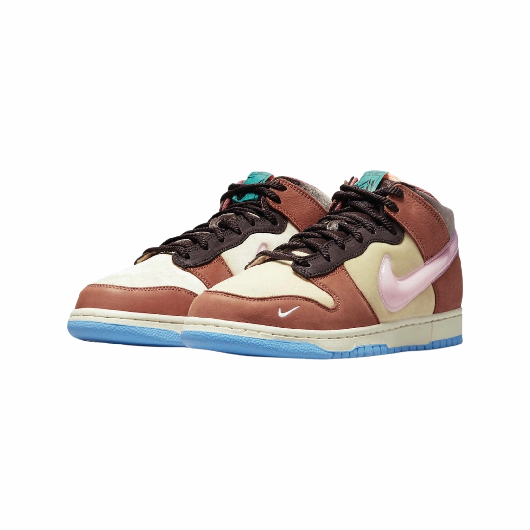 Nike Dunk Mid Social Status Med Soft Pink Iconic Sneakers