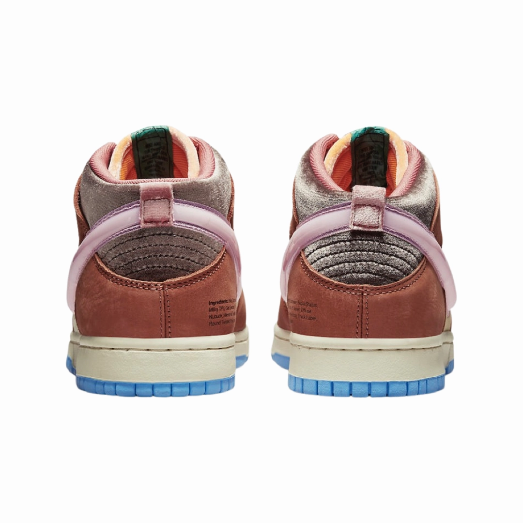 Nike Dunk Mid Social Status Med Soft Pink Iconic Sneakers