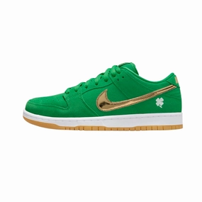 Nike Dunk SB Low Pro St Patricks (2022) Nike Dunk sneakers with classic silhouette