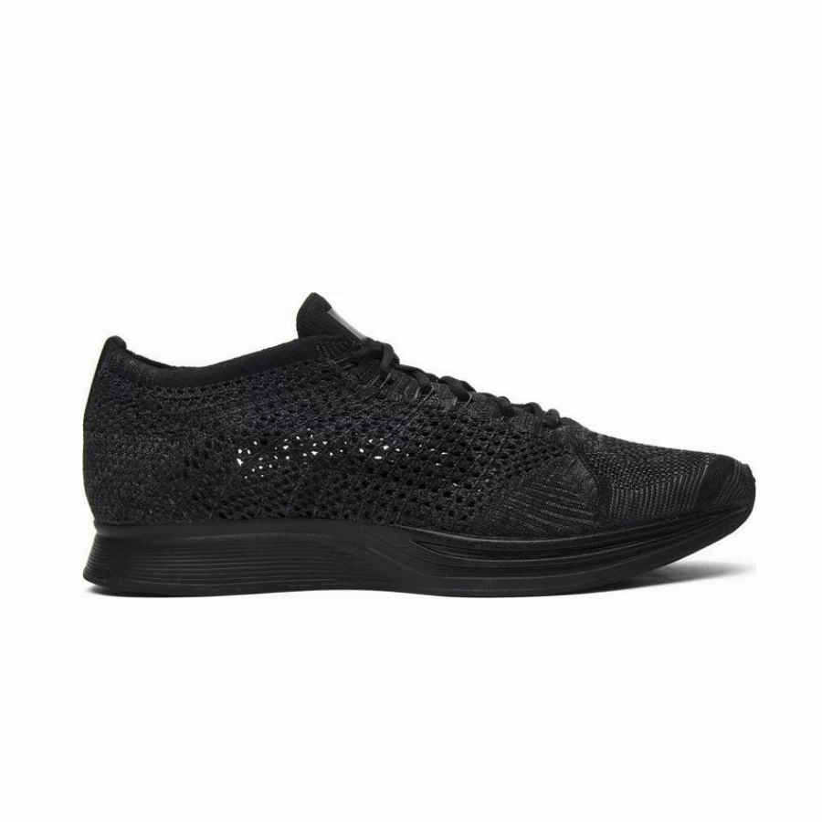 Nike Flyknit Racer Triple Black Anthracite Nike Dunk sneakers with classic silhouette