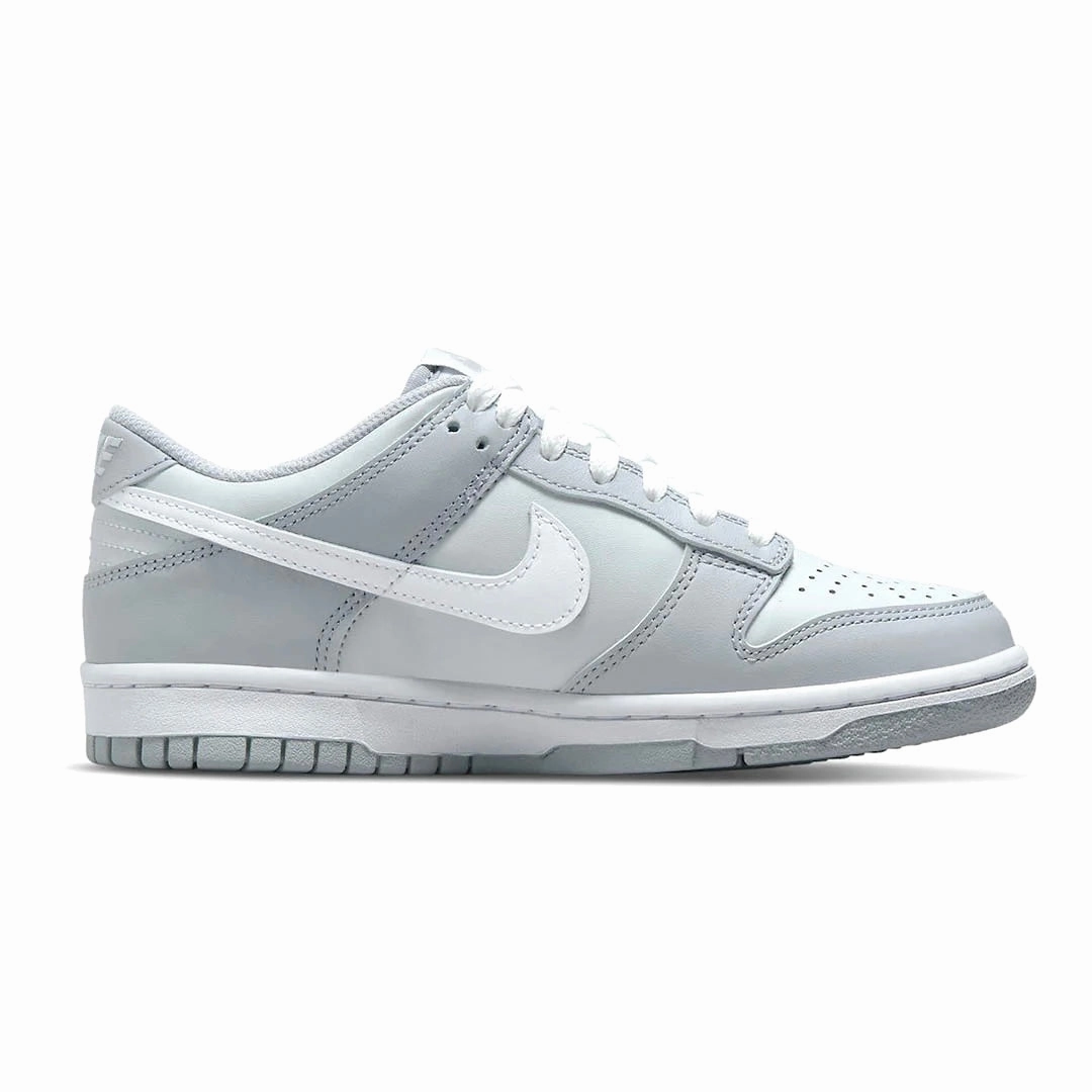 Nike Kids PS Dunk Low Pure Platinum White Pre School Iconic Sneakers