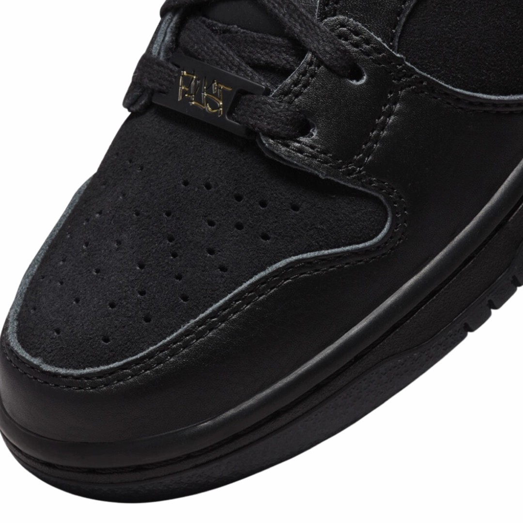 Nike SB Dunk Hi Black Metallic Gold Iconic Sneakers