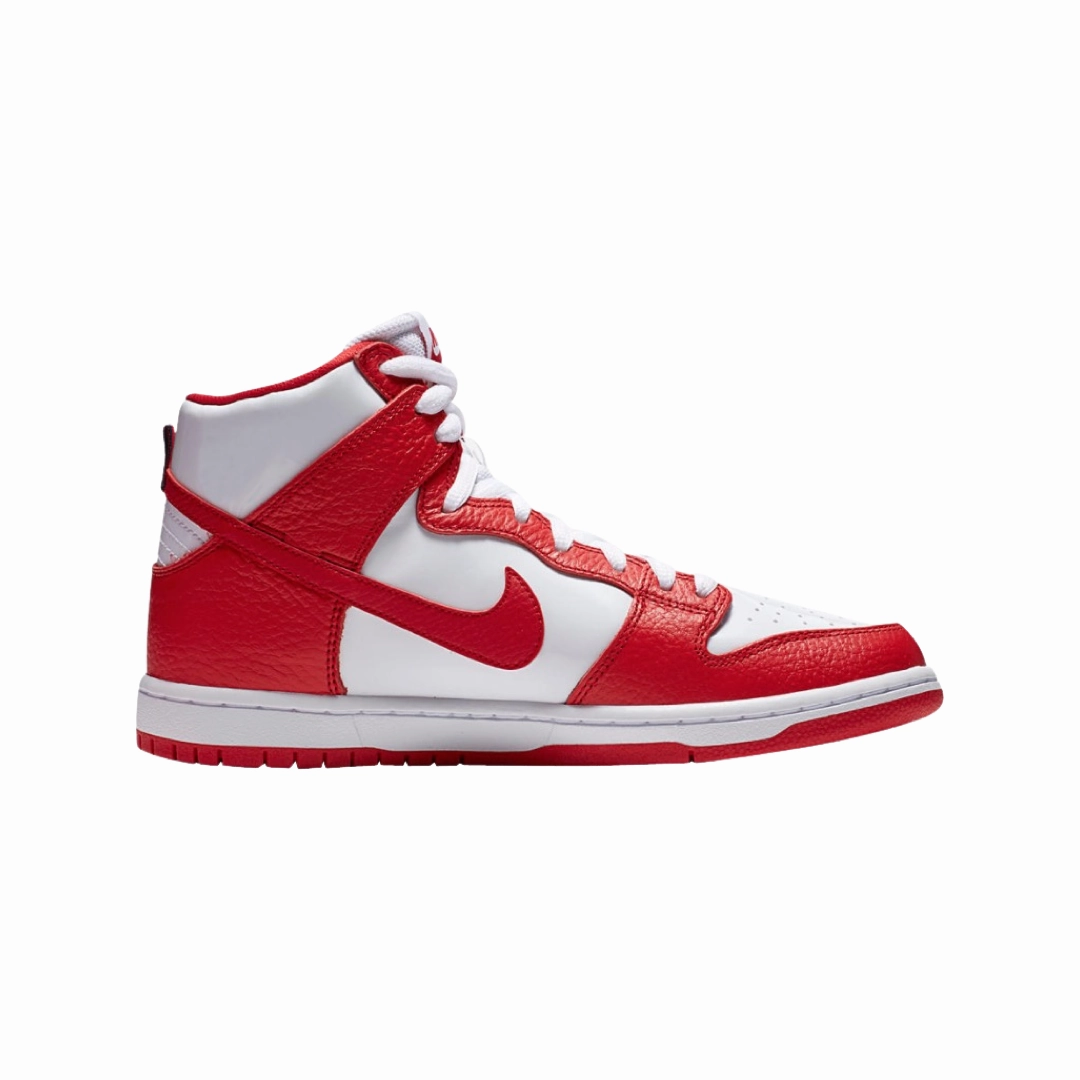 Nike SB Dunk High Future Court Red White Iconic Sneakers