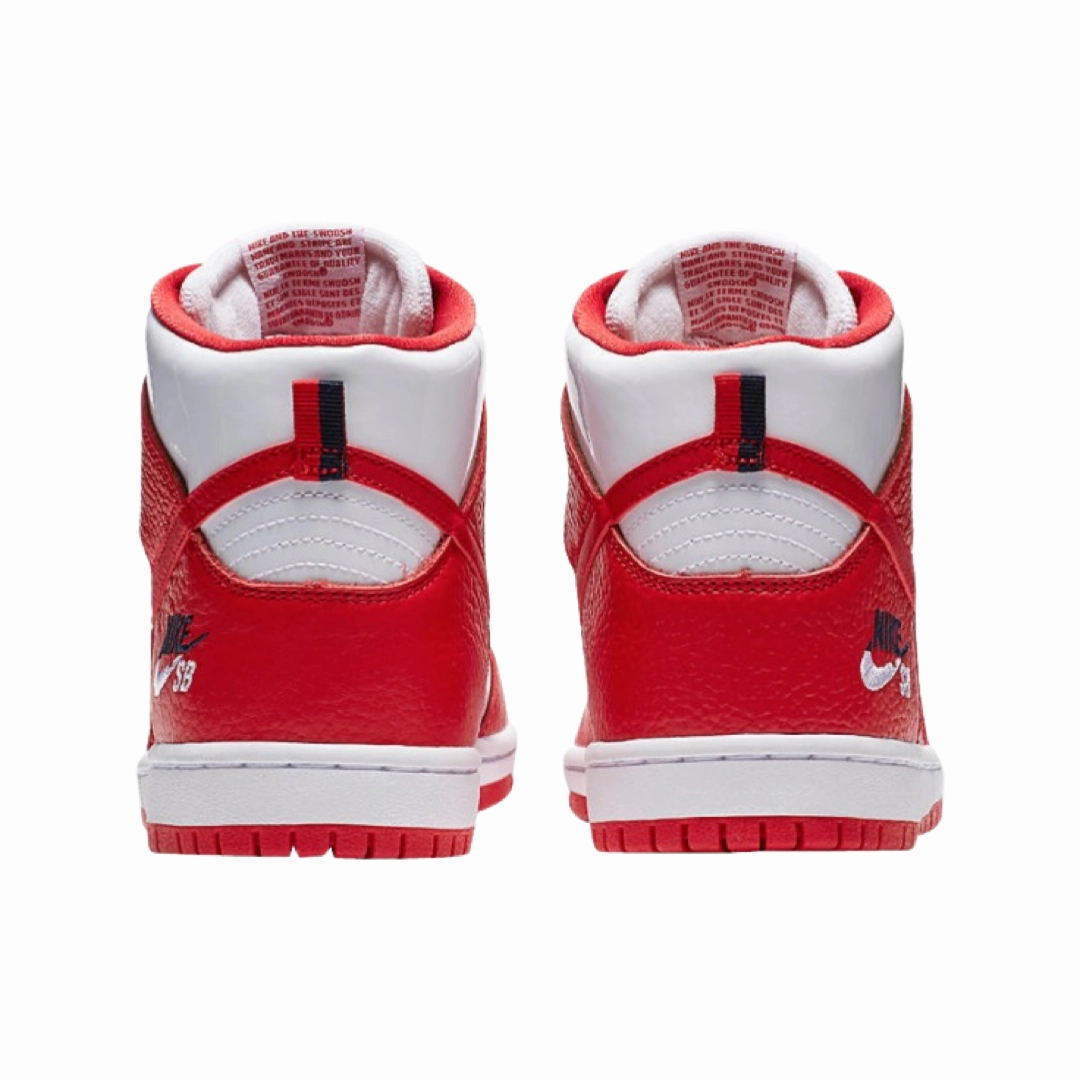Nike SB Dunk High Future Court Red White Iconic Sneakers