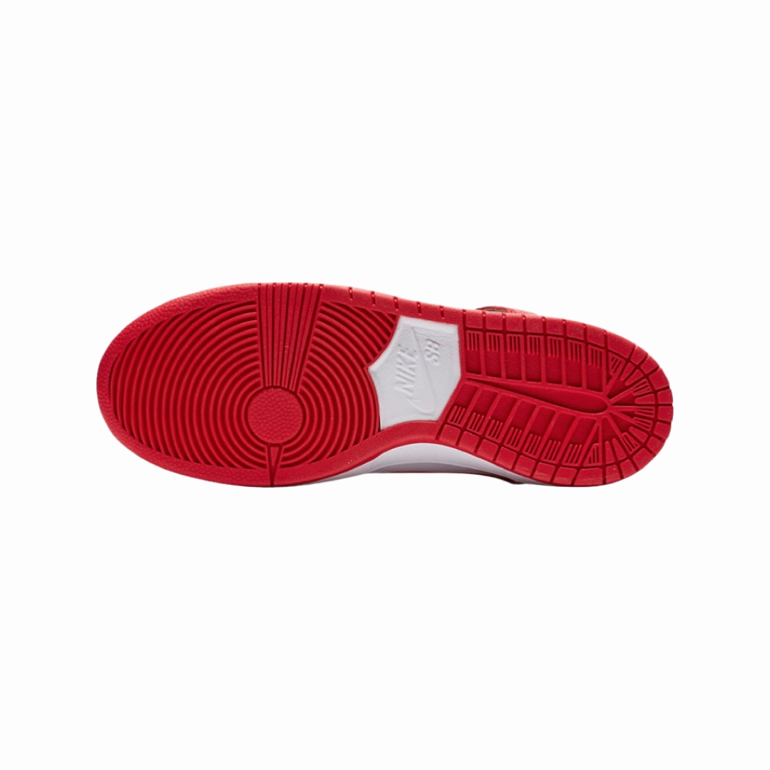 Nike SB Dunk High Future Court Red White Iconic Sneakers