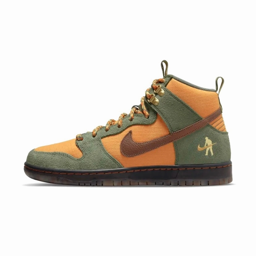 Nike SB Dunk High Pass~Port Work Boots Passport Army Green/Brown/Black Iconic Sneakers
