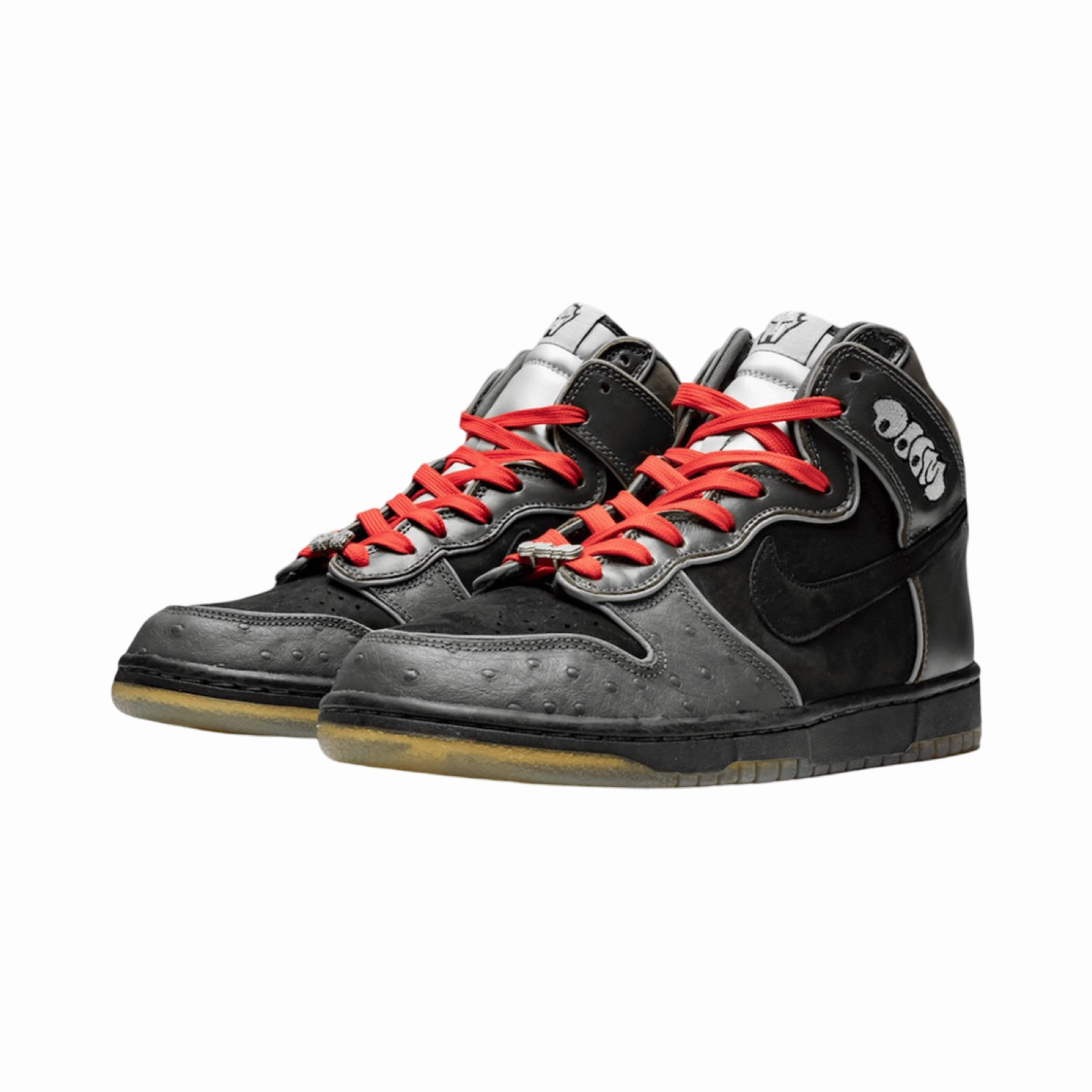 Nike SB Dunk High Premium MF Doom Black Black Midnight Fog Iconic Sneakers
