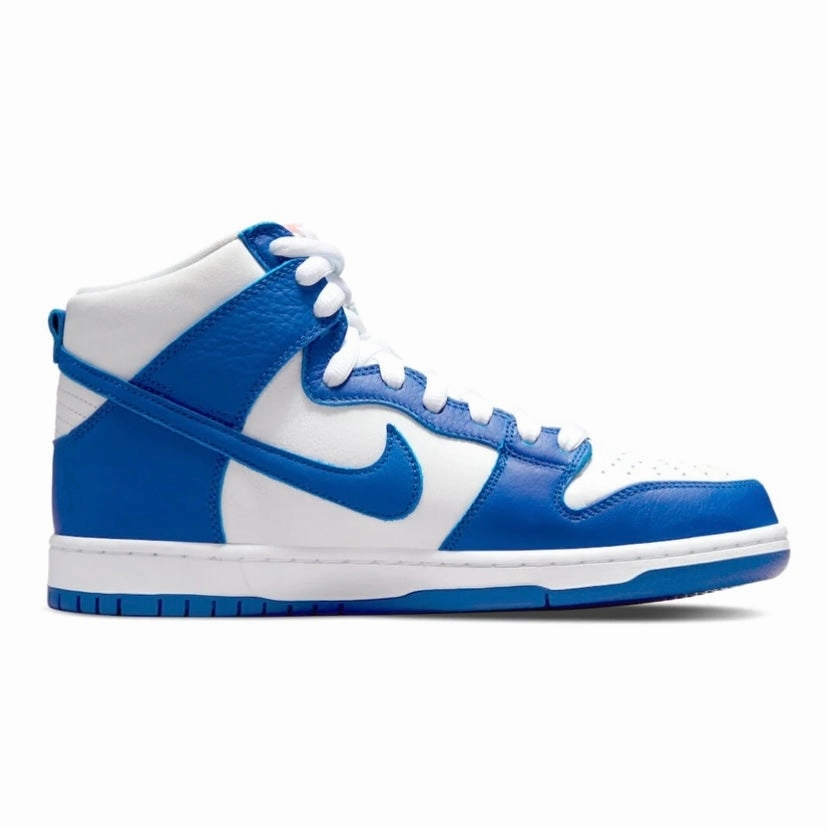 Nike SB Dunk High Pro ISO Orange Label Kentucky White Blue Iconic Sneakers