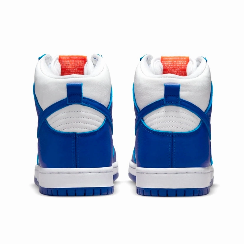 Nike SB Dunk High Pro ISO Orange Label Kentucky White Blue Iconic Sneakers