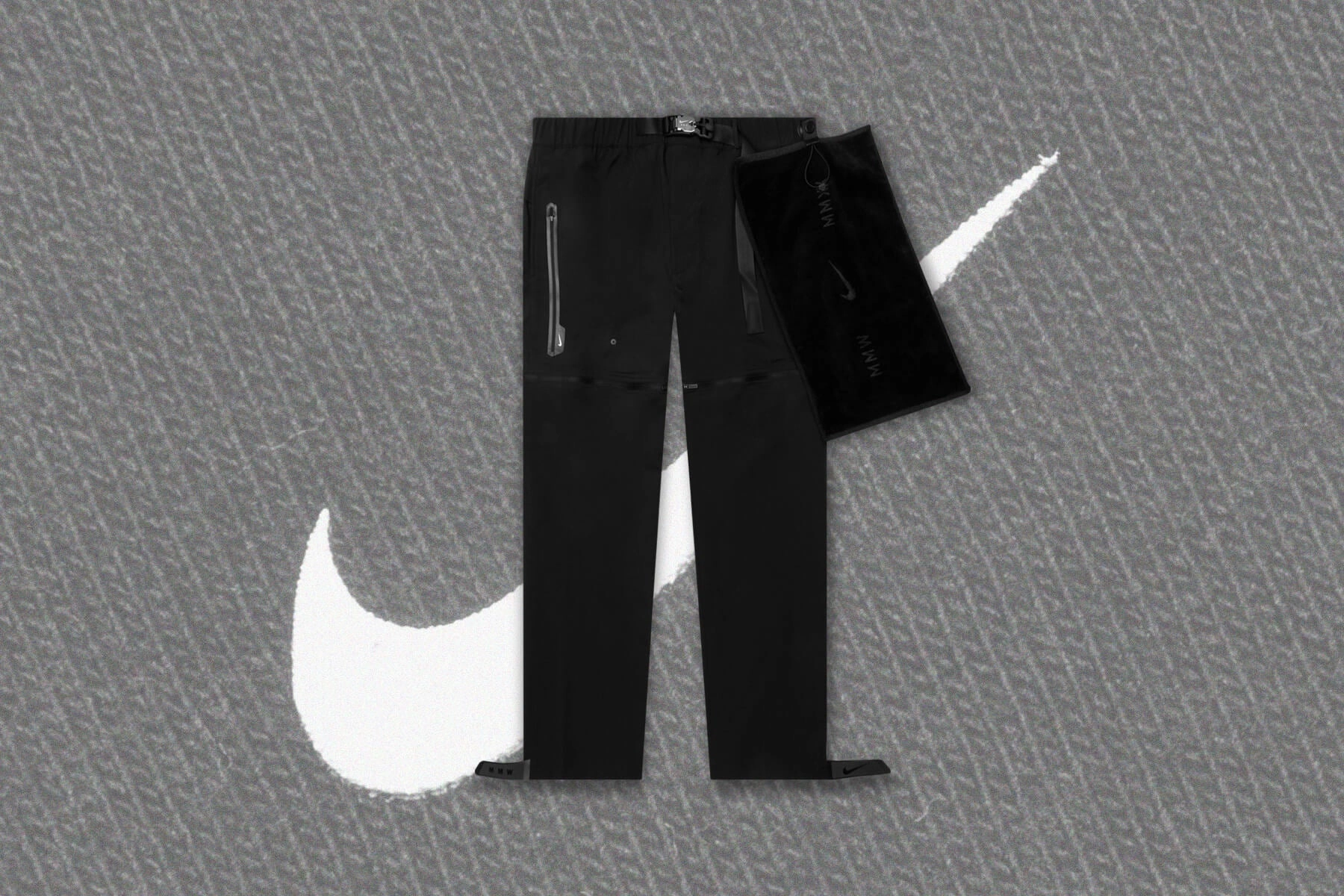 Nike x MMW Pant - Black Nike Cushioned Mesh Sneakers