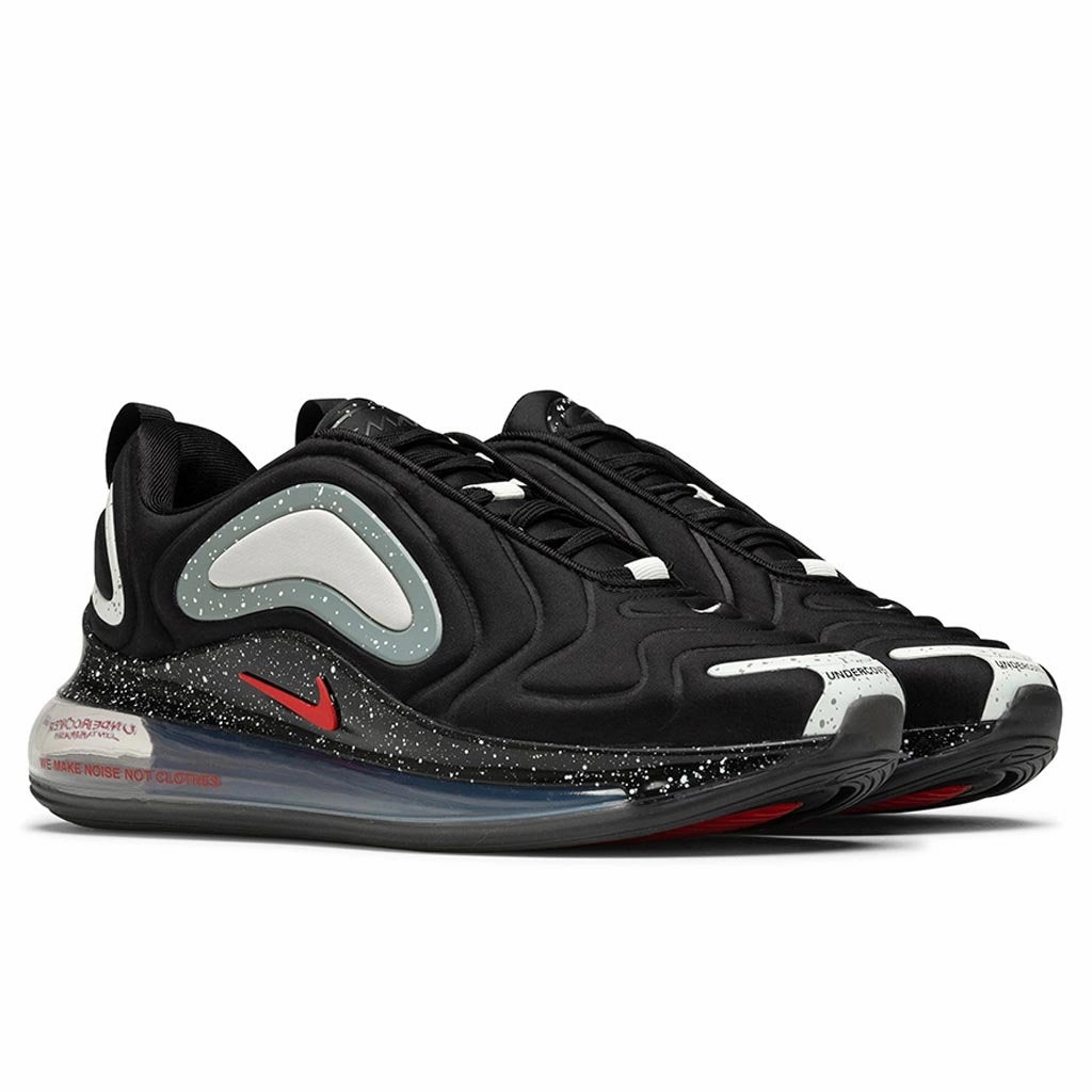 Nike x Undercover Air Max 720 - Black/University Red Nike Cushioned Mesh Sneakers