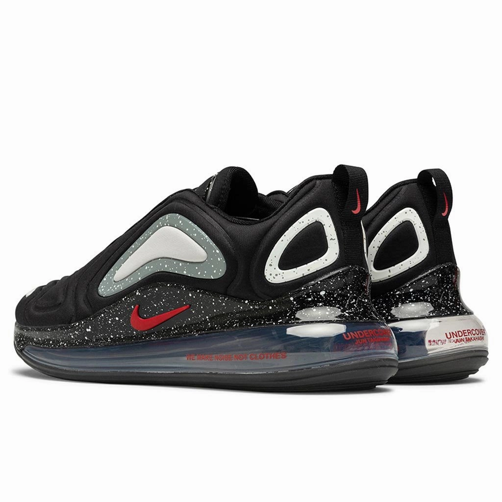 Nike x Undercover Air Max 720 - Black/University Red Nike Cushioned Mesh Sneakers
