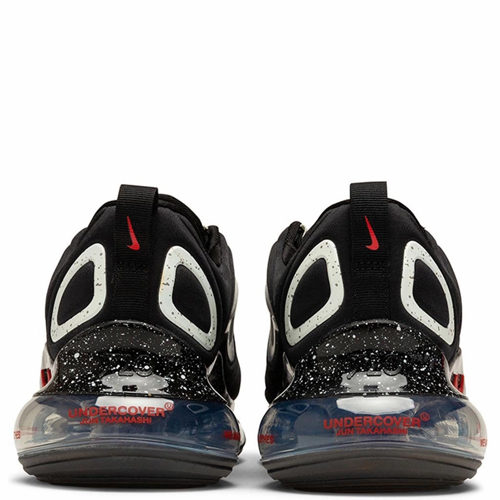 Nike x Undercover Air Max 720 - Black/University Red Nike Cushioned Mesh Sneakers