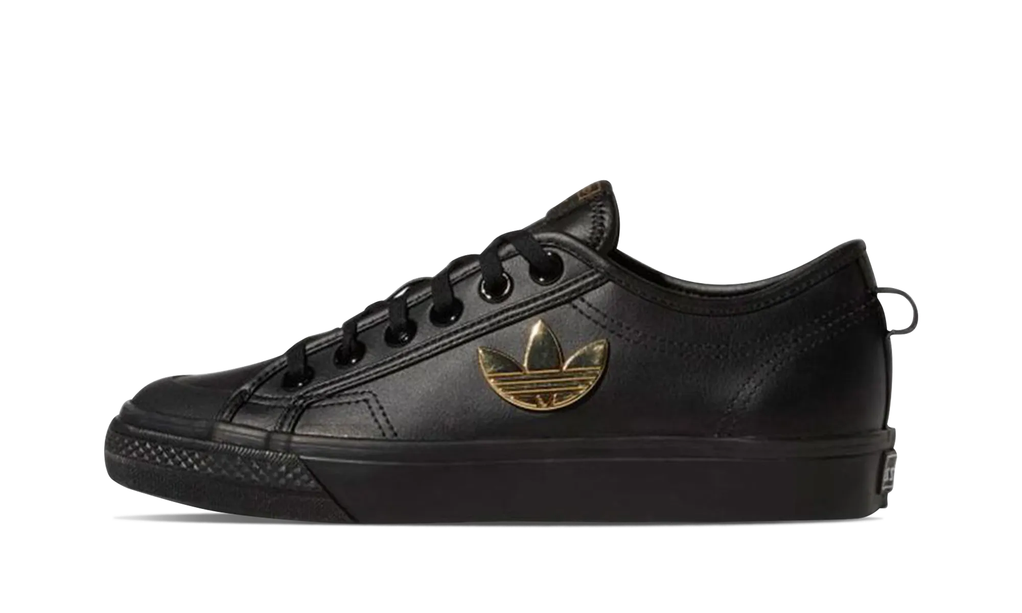 Nizza Trefoil WMNS "Carbon Black Gold" Adidas Women's styles