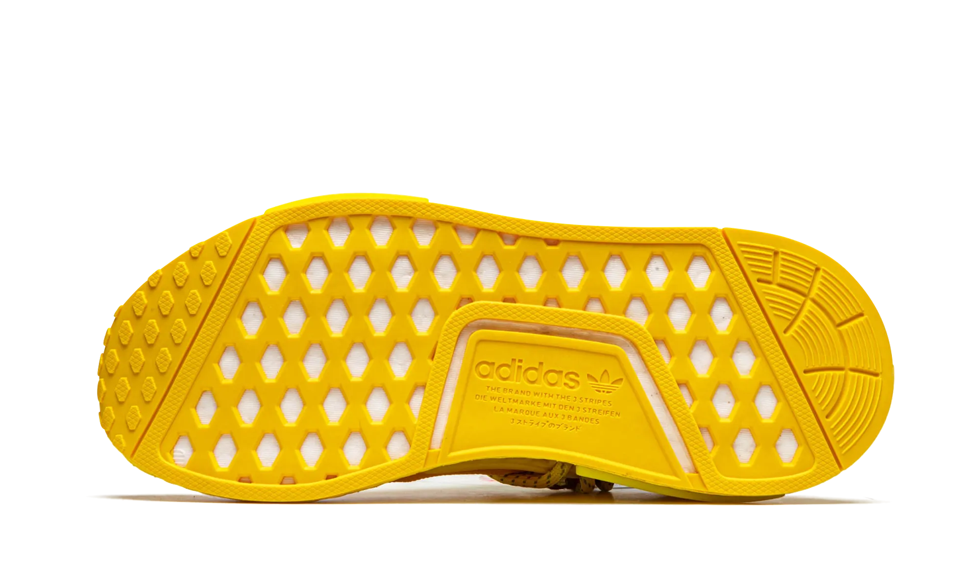 NMD Humanrace "Pharrell Williams - Extra Eye Yellow" adidas low-top mens trainers
