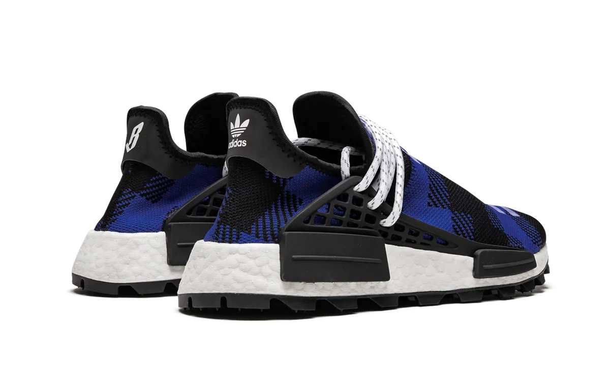 NMD Humanrace "Pharrell Williams X Billionaire Boys Club - Plaid Pack Blue" adidas low-top mens trainers